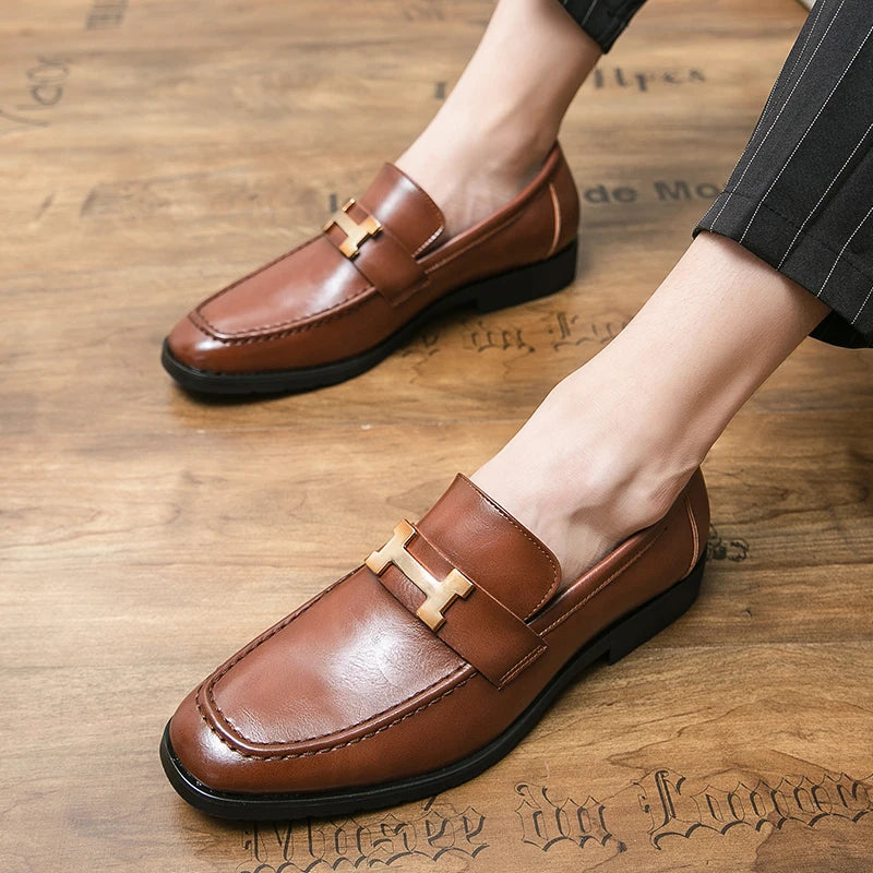 New Fashion Leather Men Party and Wedding Casual Loafer