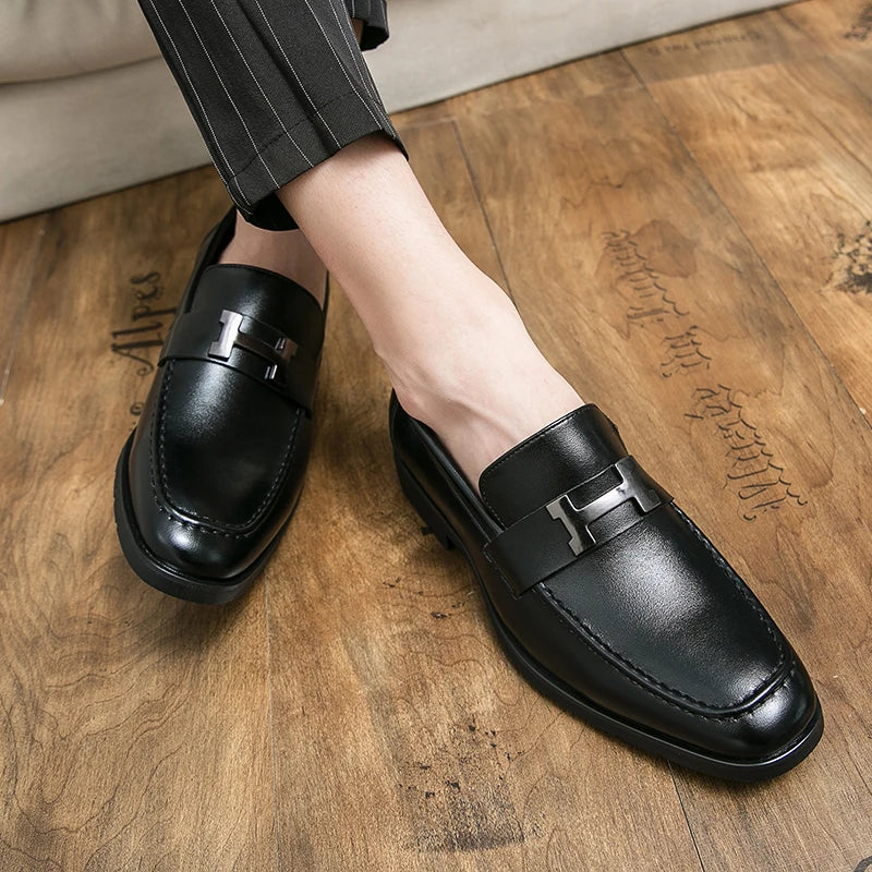 New Fashion Leather Men Party and Wedding Casual Loafer